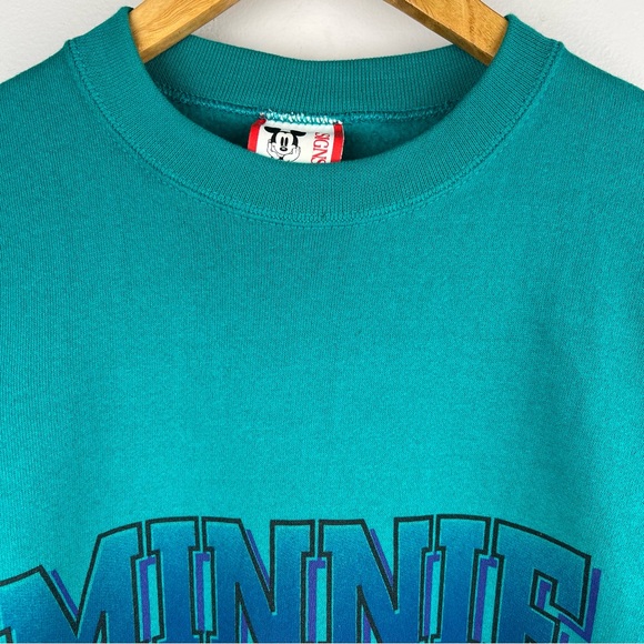 SOLD  Disney Designs Minnie Crewneck Sweatshirt Made in USA The One and Only XXL - Picture 8 of 12